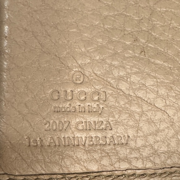 Gucci GG Imprimé Leather Wallet – Beige Frida Giannini Era (c 2008–2012) + box - Picture 11 of 12